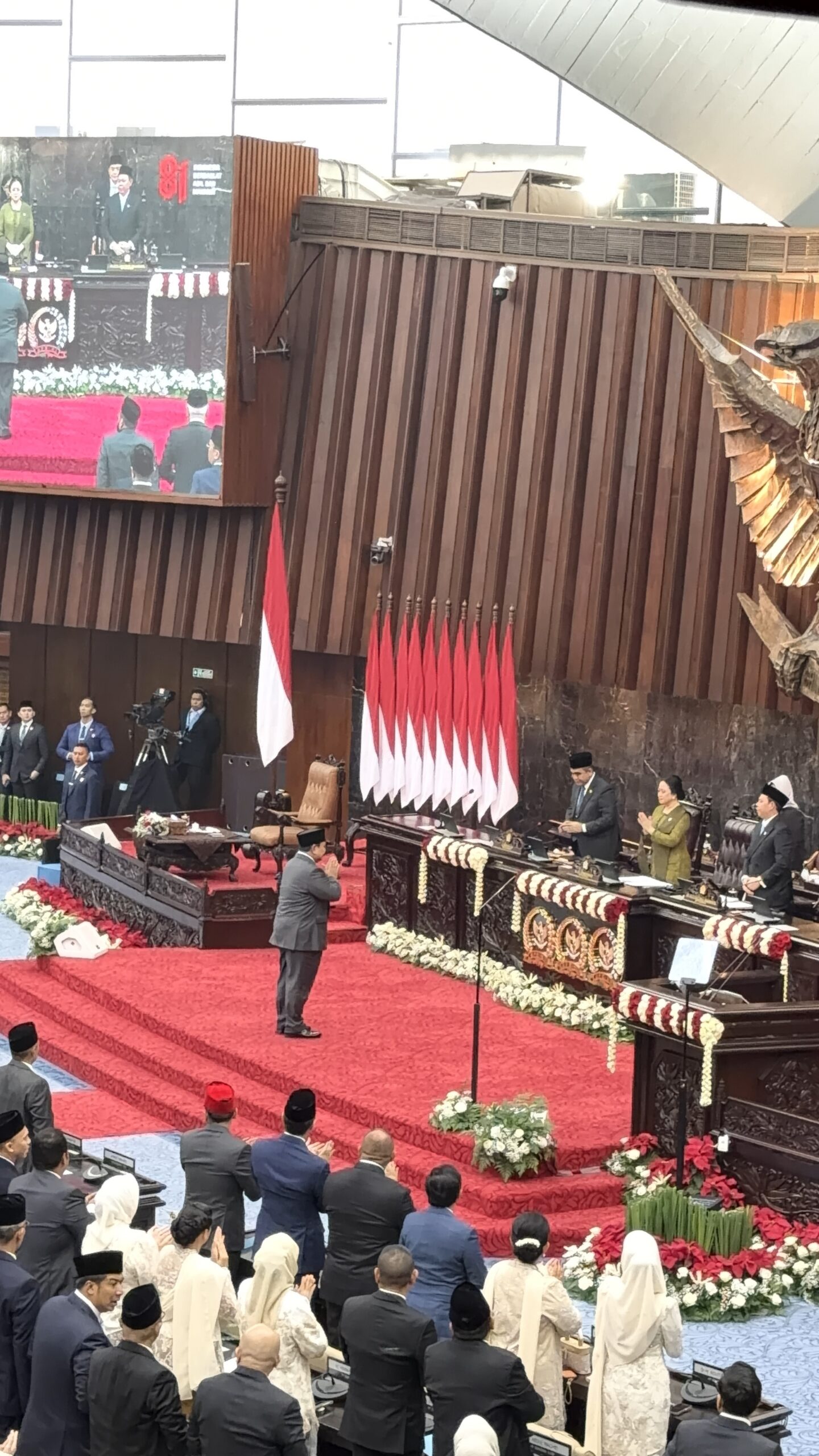 Mahasiswa Prodi Ilmu Hubungan Internasional FISIP UNIKOM Hadiri Sidang Tahunan MPR RI dan Sidang Bersama DPR-DPD RI 2026